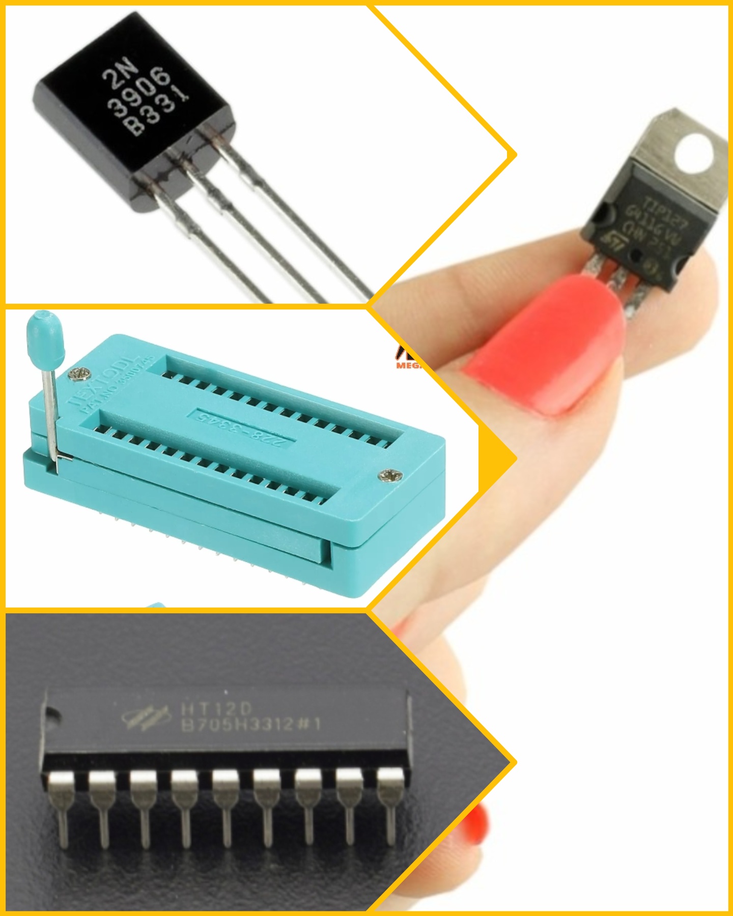IC, Transistors,socket